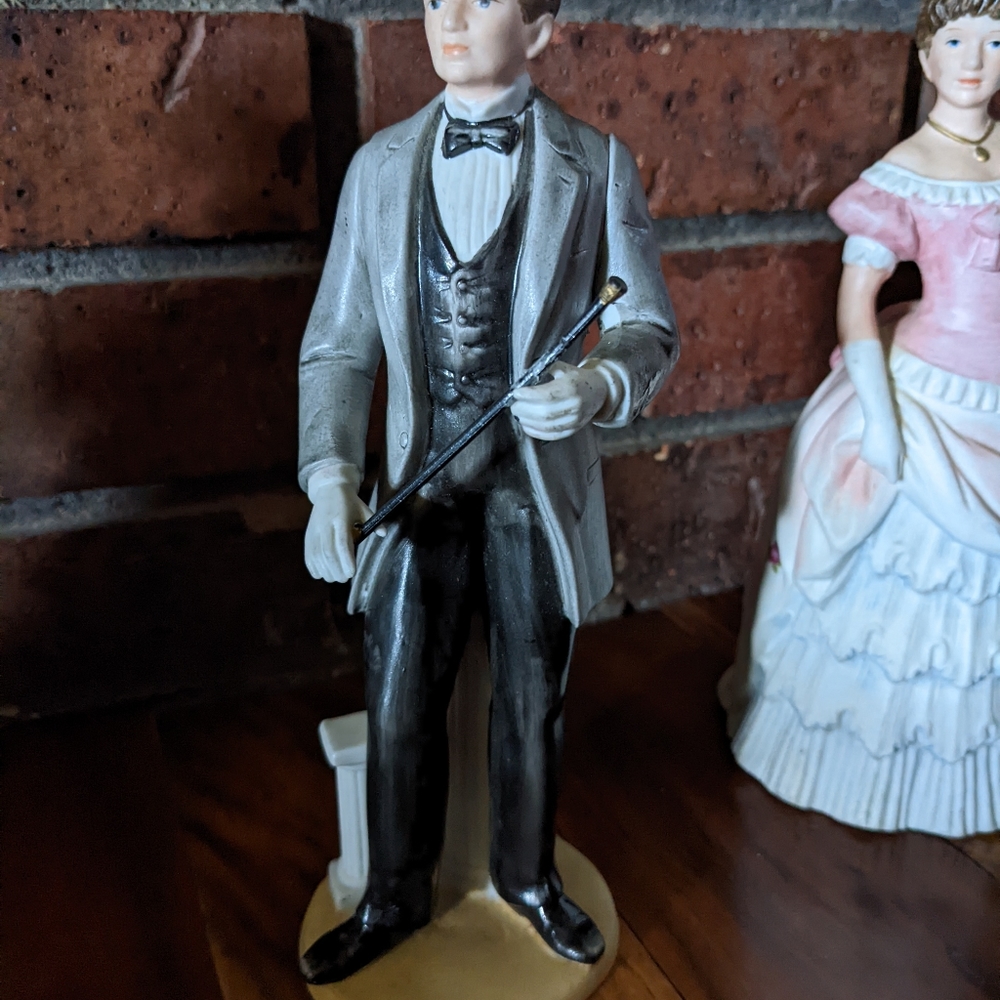 vintage homco porcelain collectible figurine victorian - Picture 5 of 9